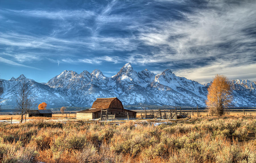 Grand Tetons Iconic Landscape in HDR Photograph by Pierre Leclerc Photography