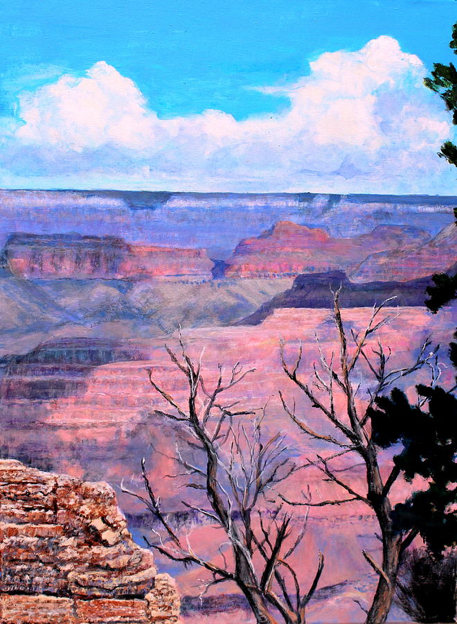Grand View Painting by M Diane Bonaparte