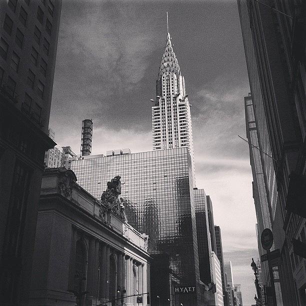 New York City Photograph - #grandcentral #chryslerbuilding #nyc by Matthew Tarro
