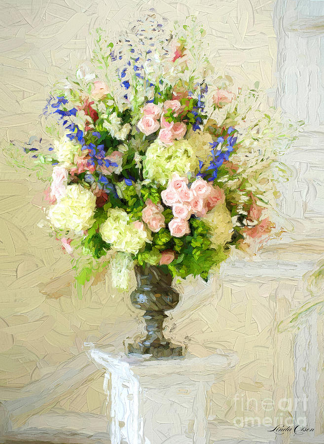 Grande Vase Digital Art by Linda Olsen