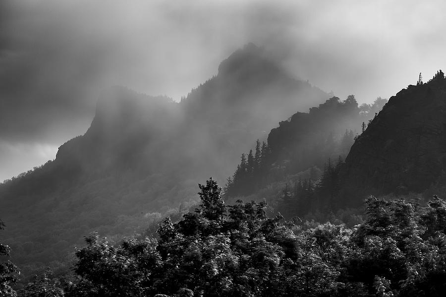 Black And White Photograph - Grandfather in the Mist by Mark Steven Houser