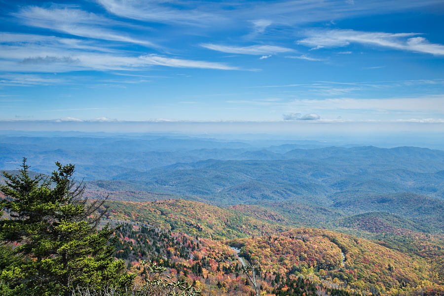 Grandfather Mountain Vantage Point Photograph by Carl Bailey - Fine Art ...