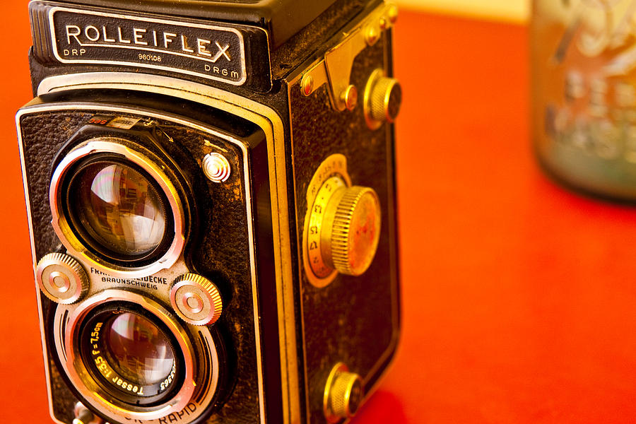 Vintage Photograph - Grandfathers Camera by Mark Weaver