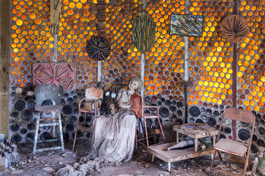 Bottle Photograph - Grandma Prisbreys Bottle Village in Simi Valley by Carol M Highsmith