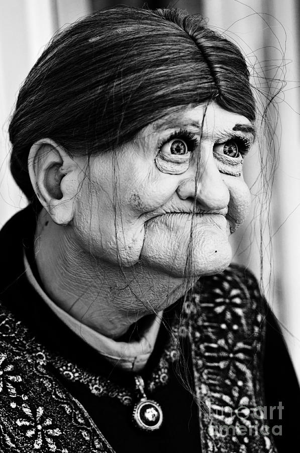 Black And White Photograph - Grandma by Steve Purnell