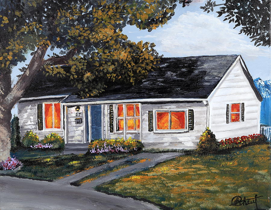 Summer Painting - Grandmas house by Brent Shaw