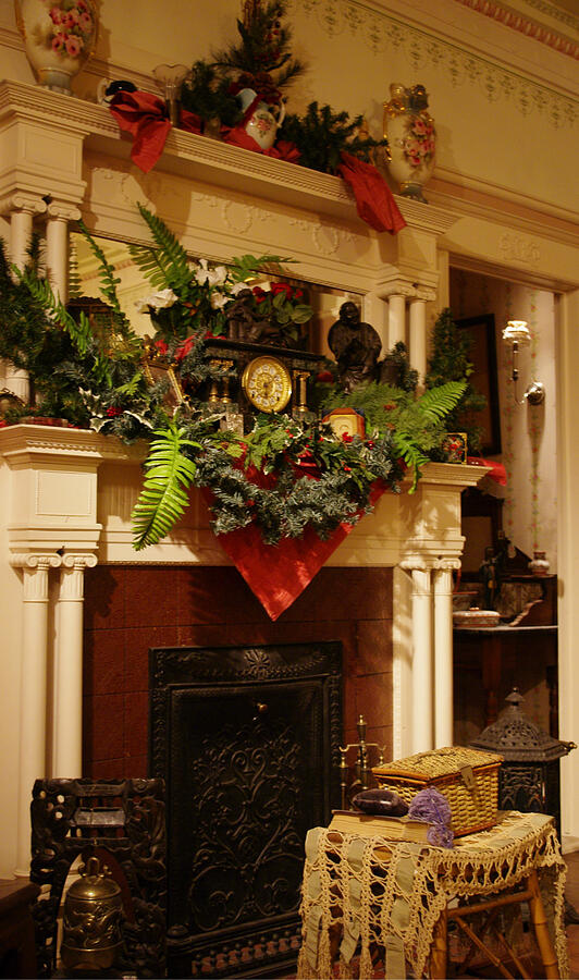 Christmas Photograph - Grandmas House by Marilyn Wilson