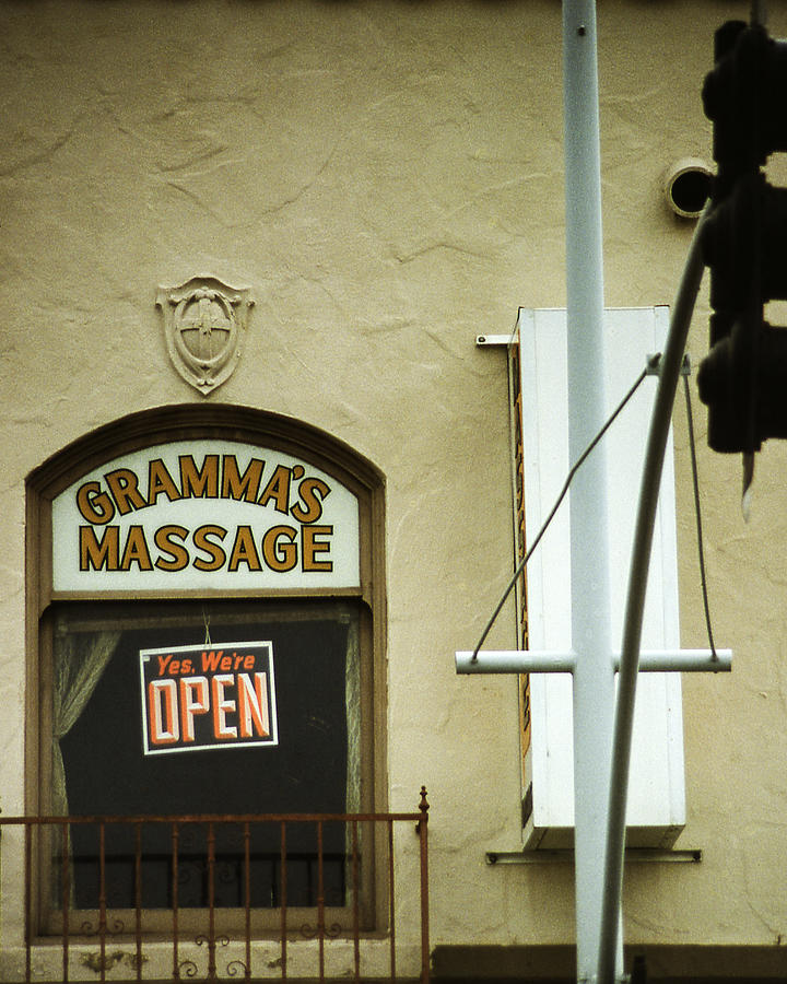 Grandma's Massage Photograph By Guy Shultz