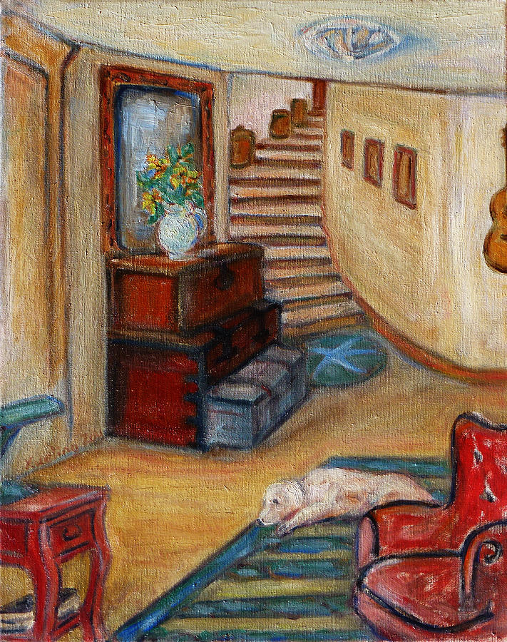 Grandpas Hallway After Painting by Xueling Zou