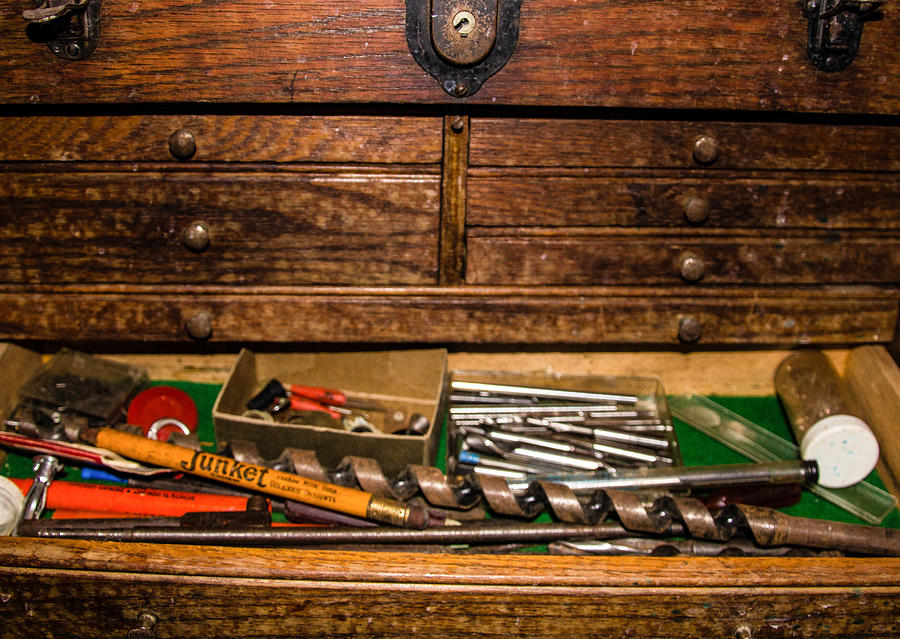 Grandpas Toolbox Photograph by Cathy Donohoue