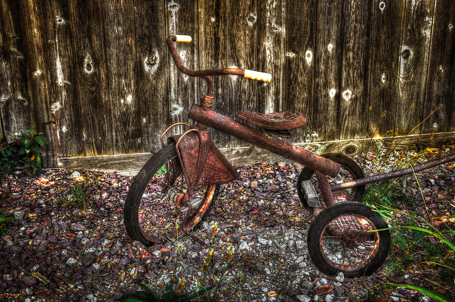 Grandpas Tricycle  Photograph by Ray Congrove