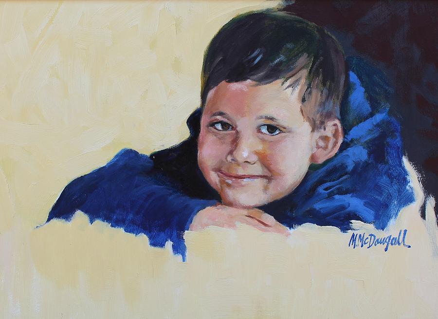 Grandson Painting by Michael McDougall