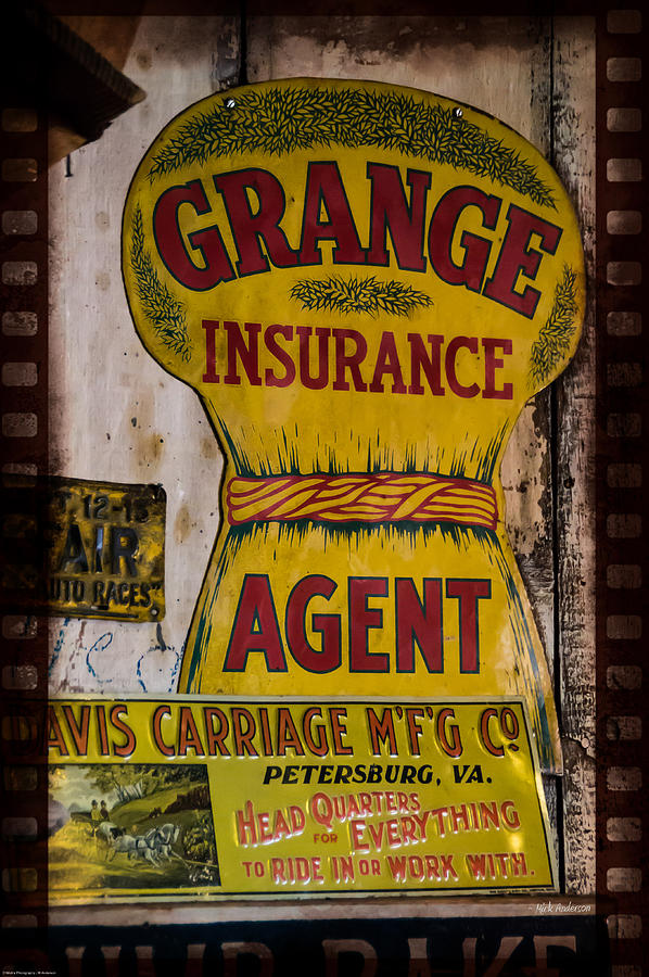 Grange Insurance Agent Photograph by Mick Anderson