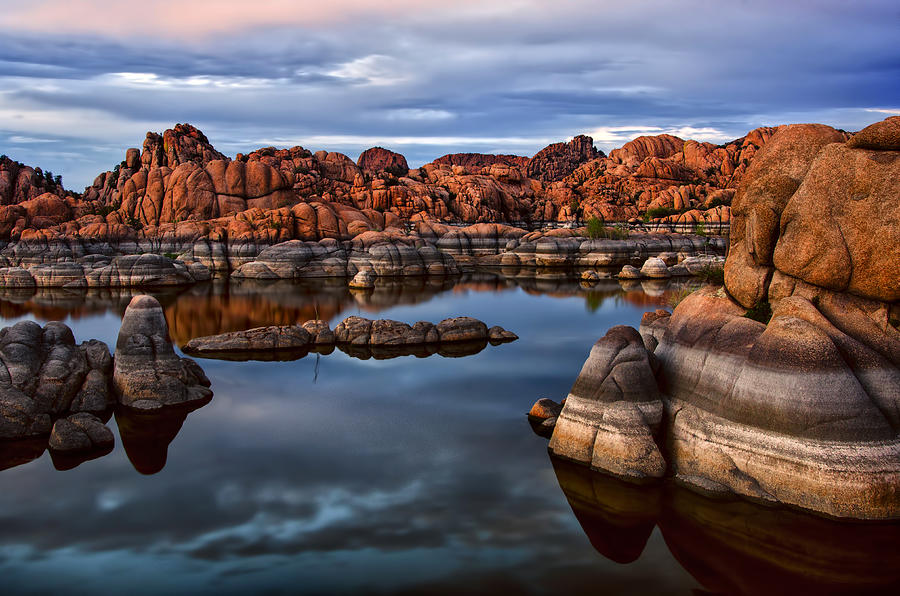 Granite Dells at Watson Lake Arizona 2 Photograph by Dave Dilli