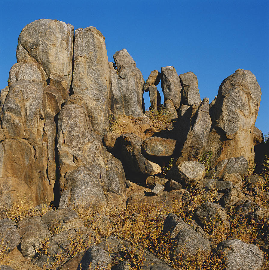 Granite Rocks In Namibia Photograph by Mitch Reardon