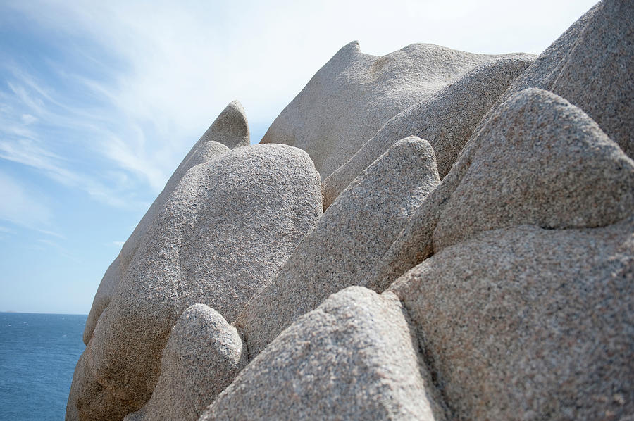 Granite Rocks Of Capo Testa Photograph by Giorgio Majno