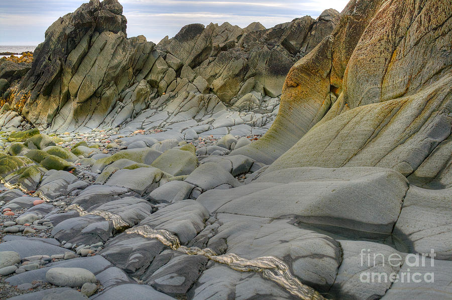 Granite Rocks Varanger Peninsula Photograph by Heiko Koehrer-Wagner