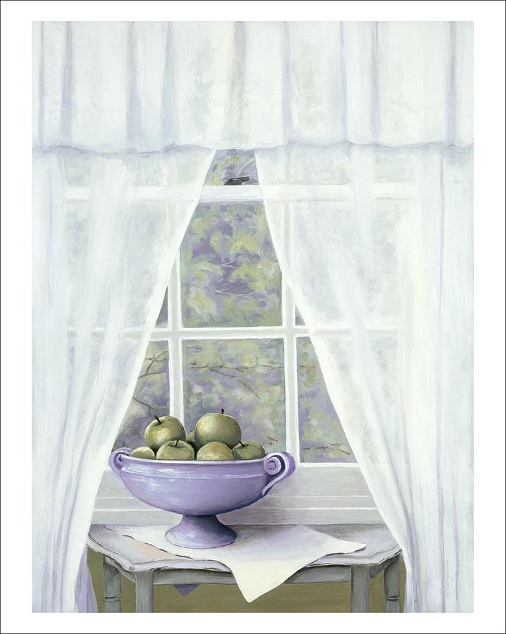 Apple Painting - Grannies Window by Patricia Crowley