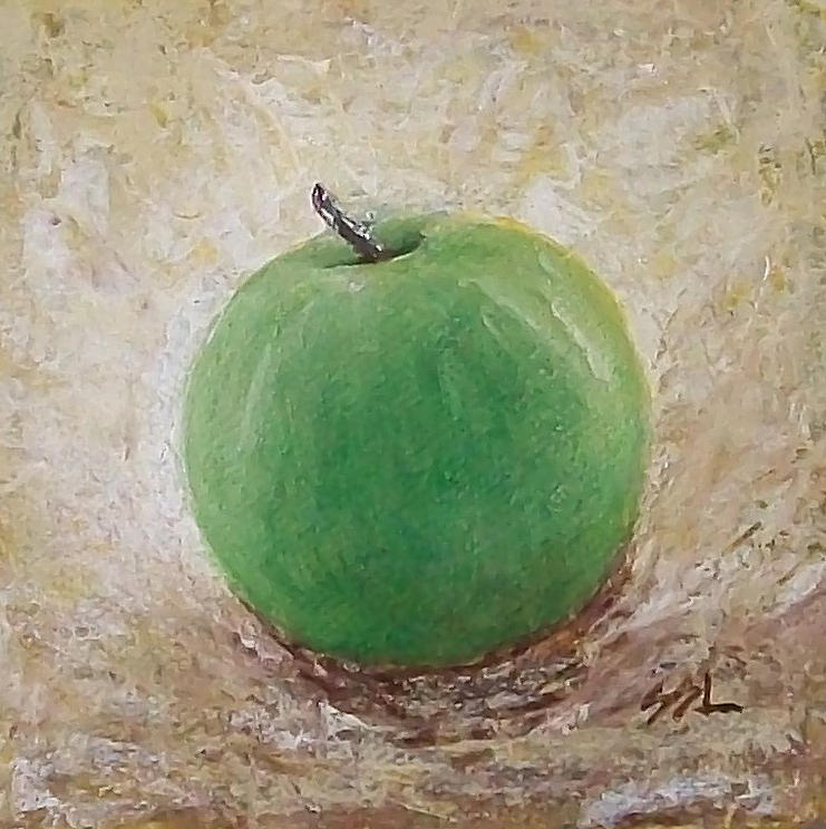 Granny Smith Painting by Jane See