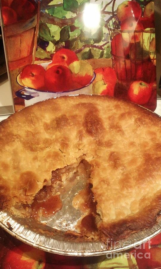 Granpas mock apple pie Photograph by Jennifer E Doll