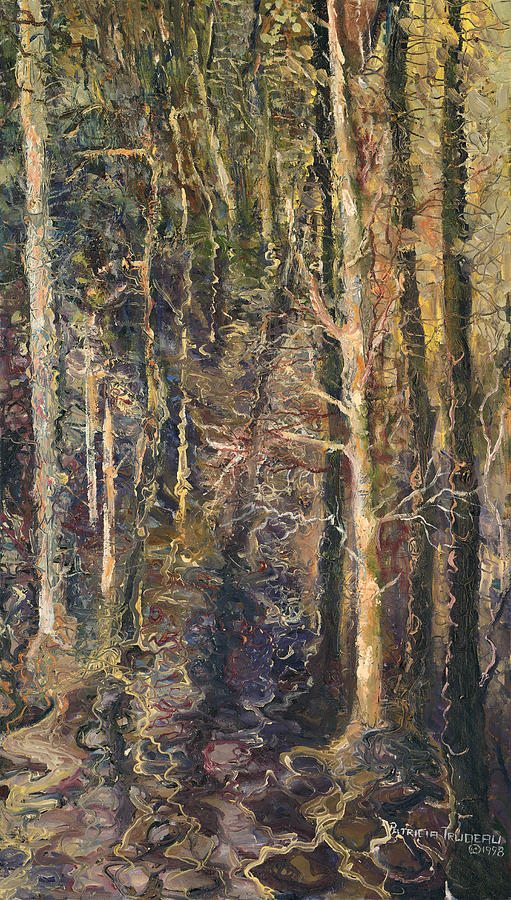 GranPeperes Woods Painting by Patricia Trudeau