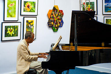 Grant Venerable on Piano Photograph by Tracie L Hawkins