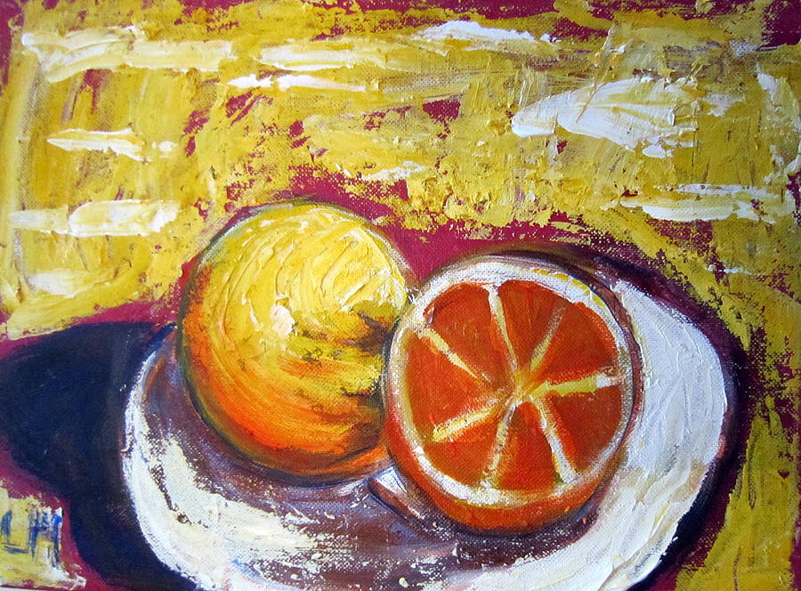 Grapefruit Painting by Lia Marsman - Fine Art America