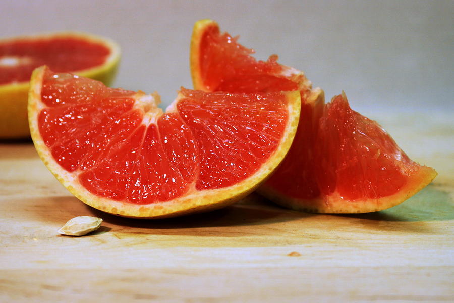 Grapefruit Slices Photograph by Joseph Skompski