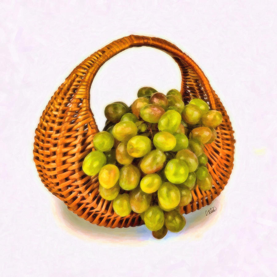 Grapes 2201 Painting by Dean Wittle