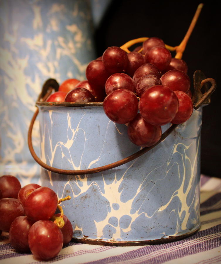 Grapes Photograph by Joseph Skompski