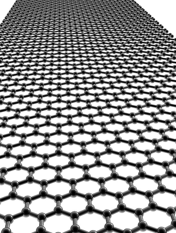 Graphene Photograph by Ramon Andrade 3dciencia/science Photo Library