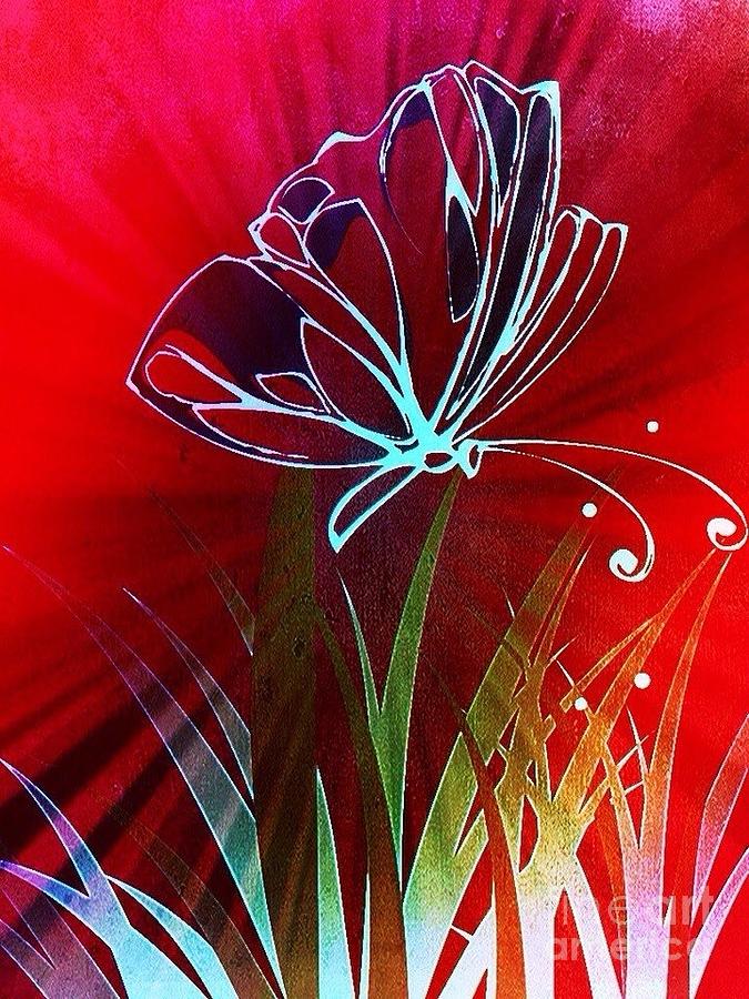 Graphic Butterfly Digital Art by Gayle Price Thomas - Fine Art America