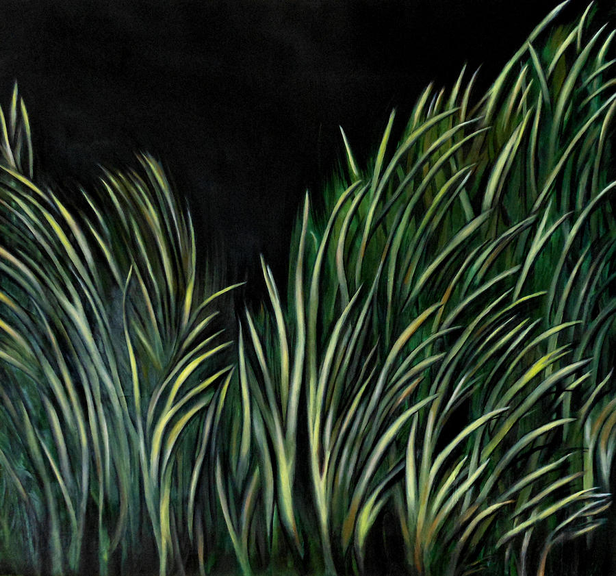 Grass Painting - Grass Blades by Michelle Iglesias