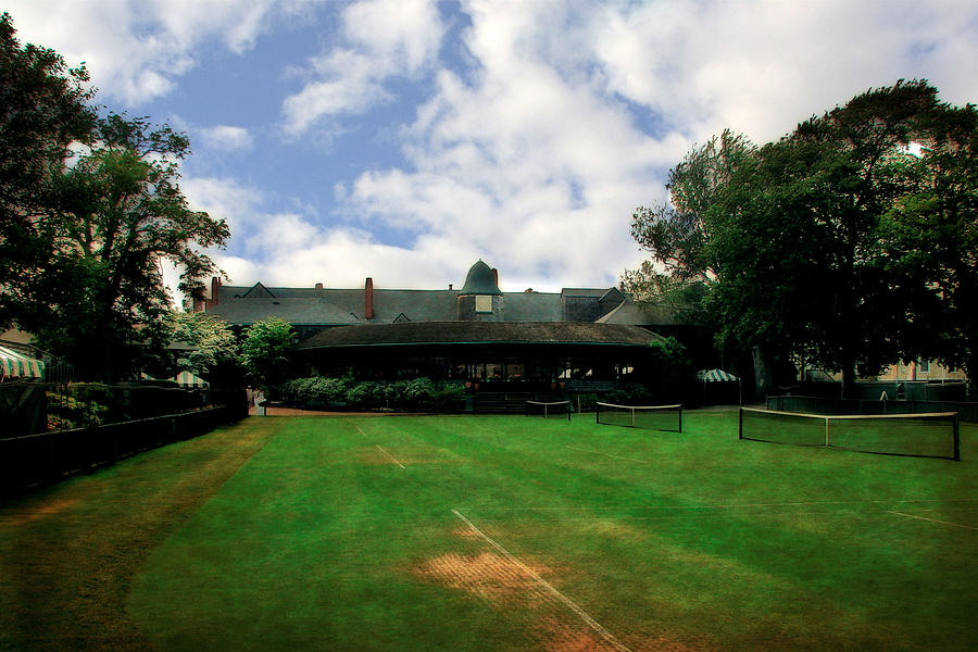 Grass Courts at the Hall of Fame Photograph by Michelle Calkins