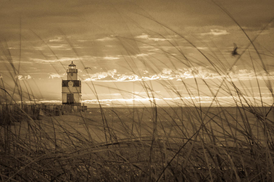 Grassland Lighthouse Photograph by Bill Pevlor