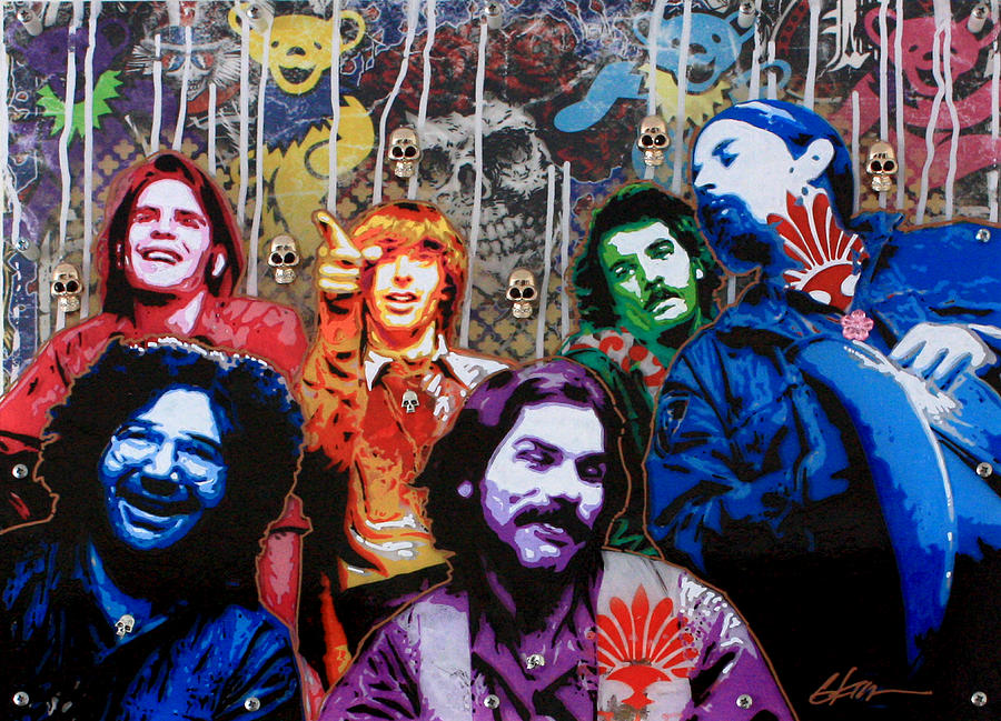 Grateful Dead Painting - Grateful Dead  by Gary Kroman