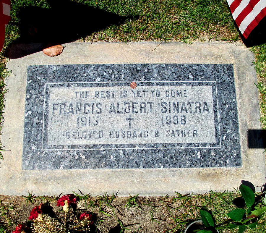 Frank Sinatra Photograph - Grave Of Frank Sinatra 1 by Randall Weidner
