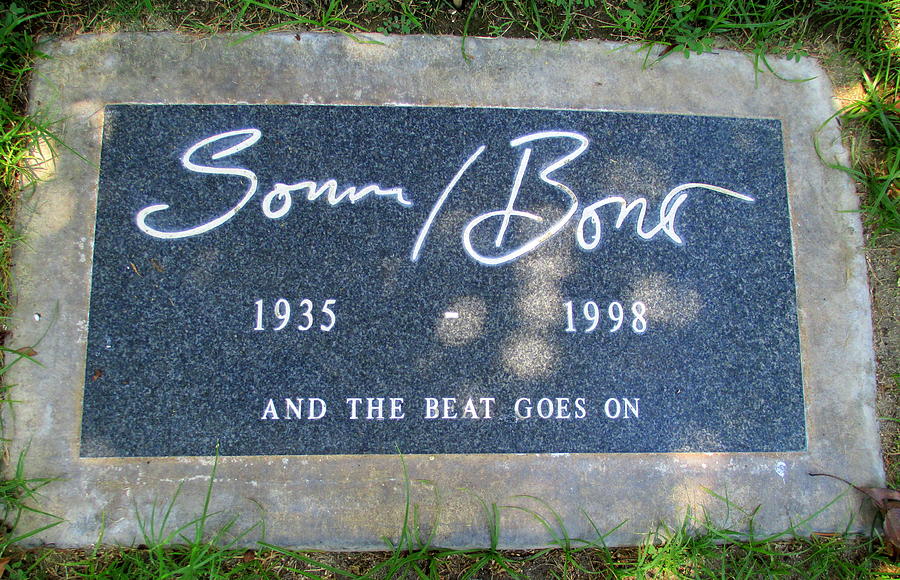 Grave Of Sonny Bono Photograph by Randall Weidner