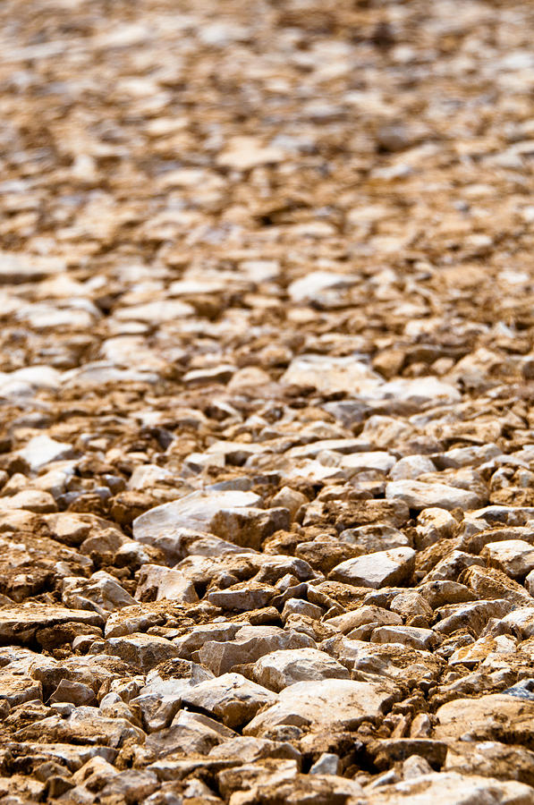 Abstract Photograph - Gravel Background by Frank Gaertner