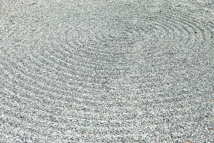Gravel Of Japanese Temple Photograph by Sot
