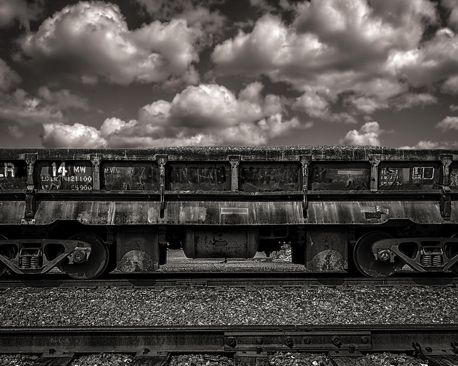 Train Photograph - Gravel Train by Bob Orsillo