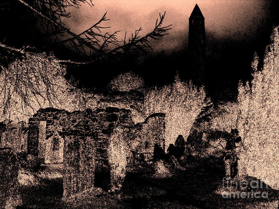 Graveyard At Night Photograph by Tim Townsend