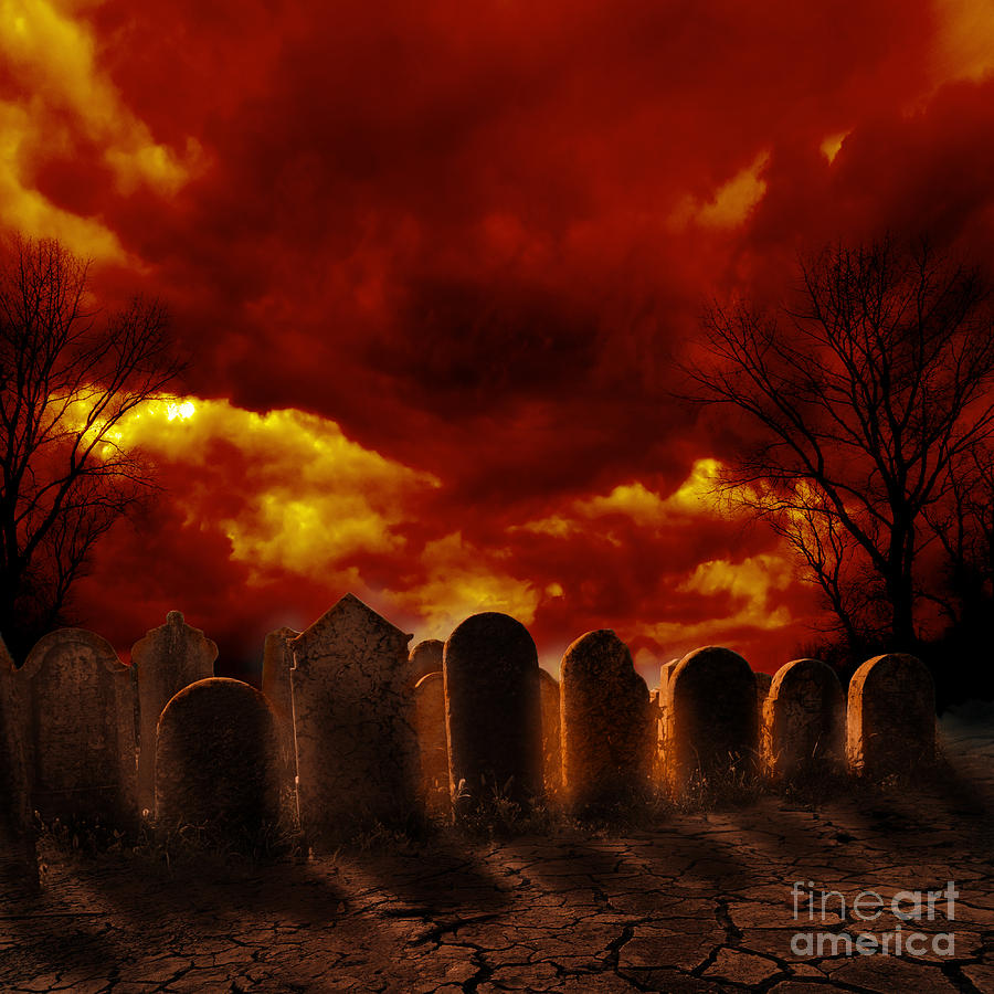 Halloween Photograph - Graveyard by Jelena Jovanovic