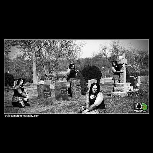 Graveyard Photograph - Graveyards And Clones. Good Times by Craig Kempf
