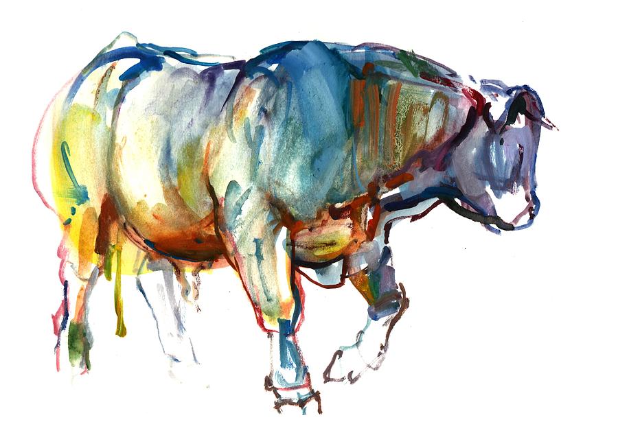 Animal Painting - Gravitas by Mark Adlington