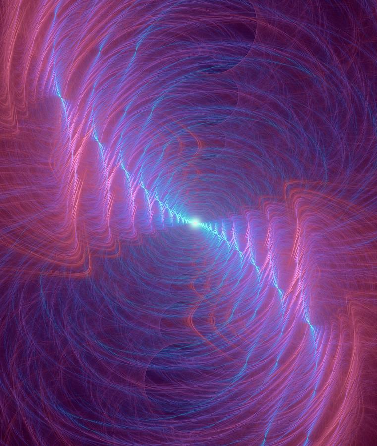 Gravity Waves Conceptual Illustration Photograph by David Parker