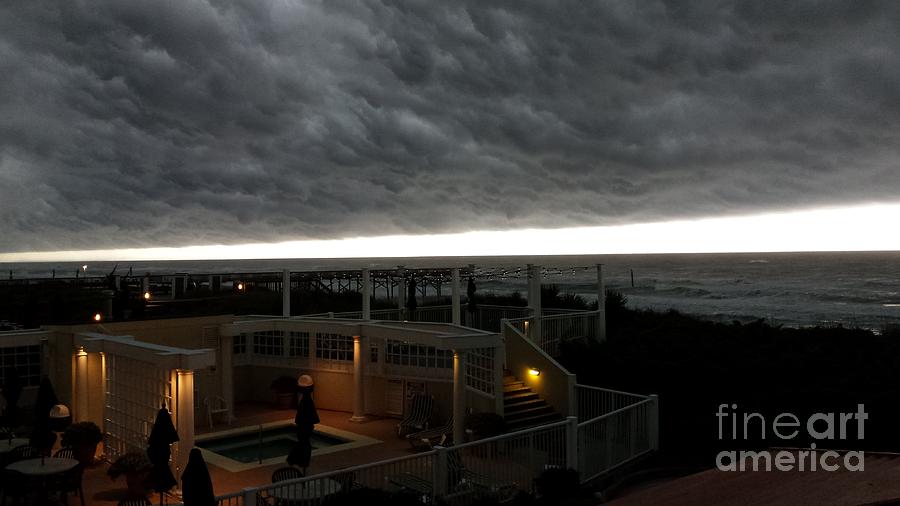 Gray Ceiling Over The Atlantic Photograph by Paddy Shaffer