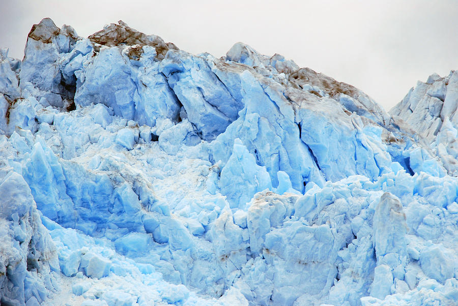 Gray-Day Glacier Photograph by Rachel Kruger | Fine Art America