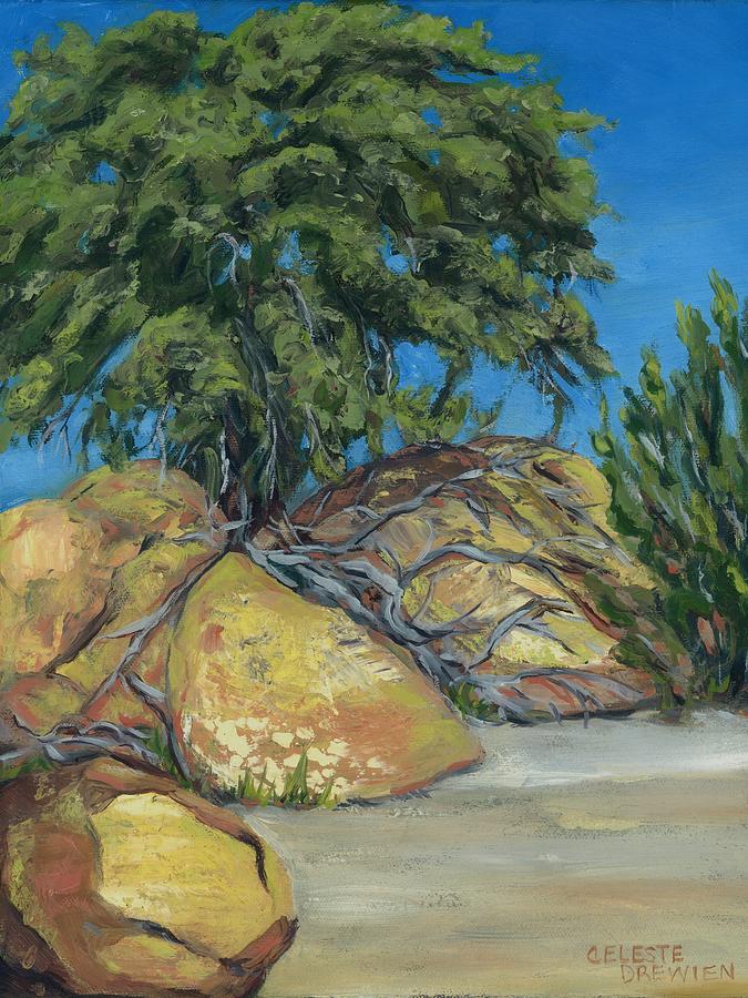Oak in the Desert Painting by Celeste Drewien