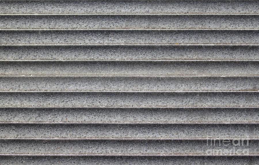 Gray Wall Lines Photograph by Henrik Lehnerer
